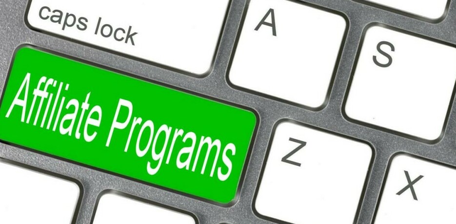 keyboard with an affiliate program button